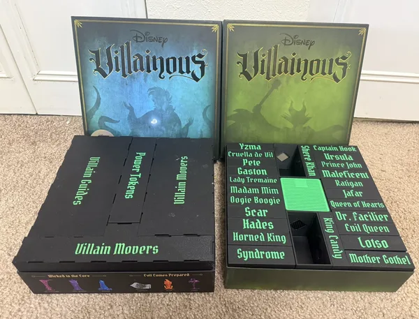 Disney Villainous and All Expansions Organizer/Insert