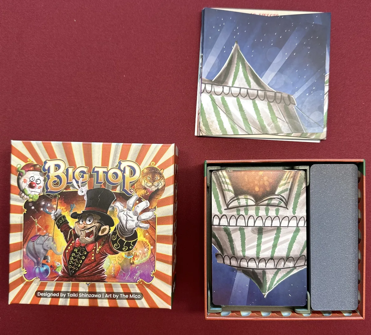 Big Top game insert