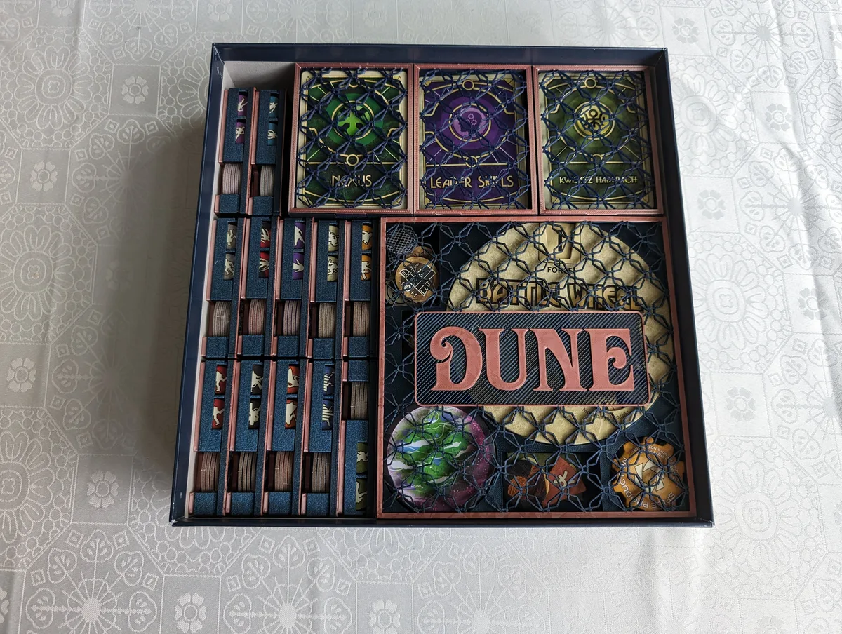 Dune Board Game Insert (All Expansions 2023)