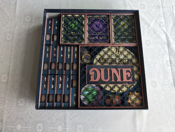 Dune Board Game Insert (All Expansions 2023)