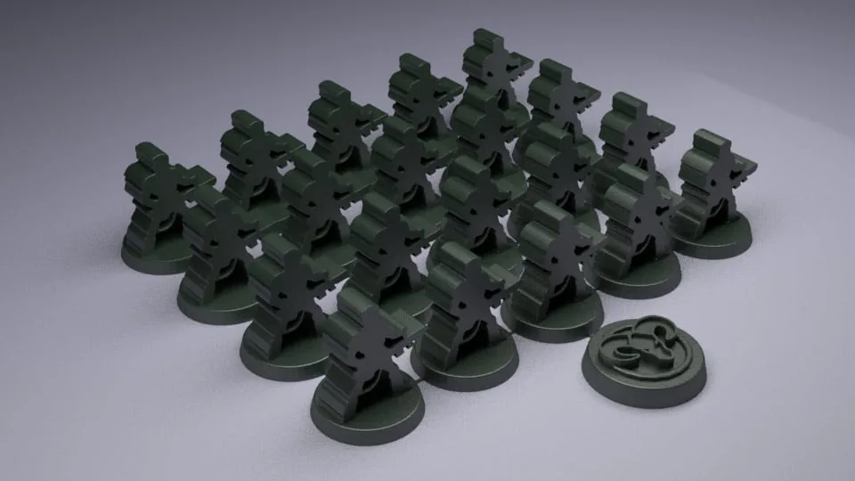 Dune Boardgame - Harkonnen minifig set