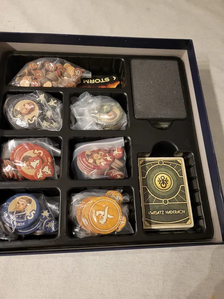 Dune Board Game insert card cover
