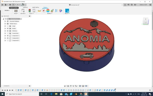 Anomia Box Card Holder