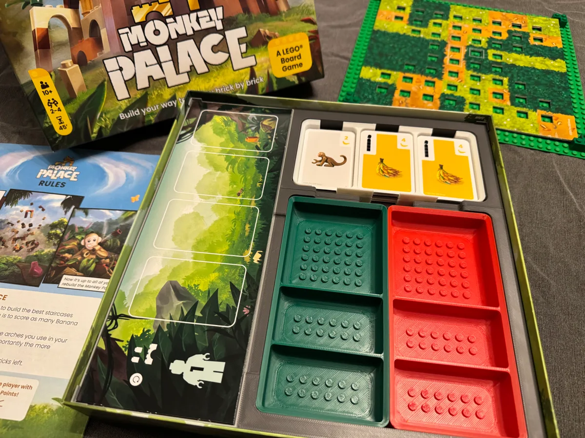 Monkey Palace Board Game Organizer/Insert