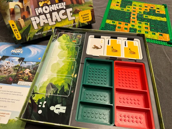 Monkey Palace Board Game Organizer/Insert