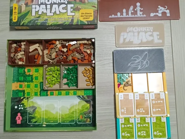 Monkey Palace Boardgame magnetic Insert