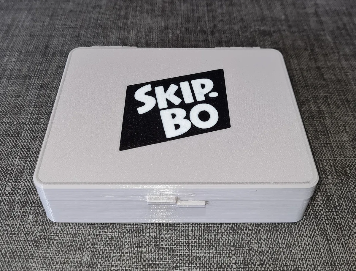 Skip-Bo Box, hinged