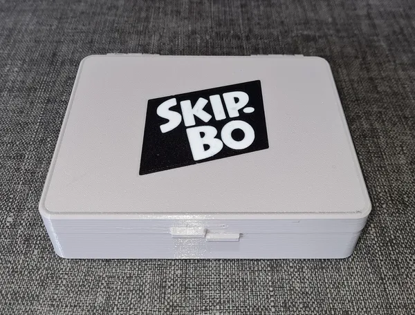 Skip-Bo Box, hinged