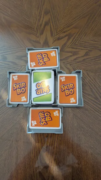 Folding Skip-Bo Card Rack