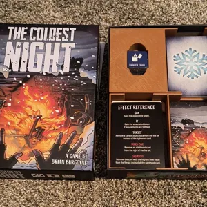 The Coldest Night board game insert