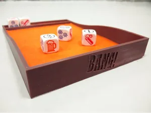 Bang the Dice Game - dice tray