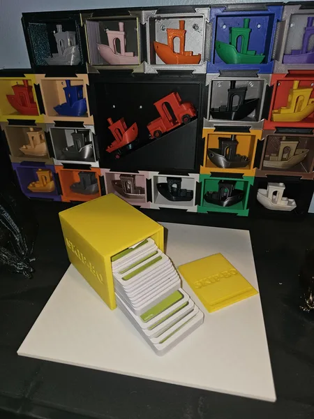 Skip-Bo Card Box With Booklet Slot