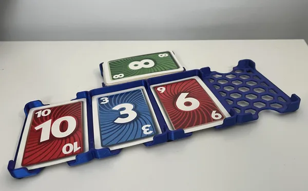 Skip-Bo Card Organizer – Stock & Discard Pile Holder (4 Discards + Stock)