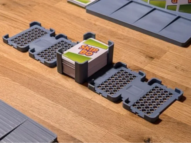 Skip-Bo Modular Stack Holder (with custom tags)