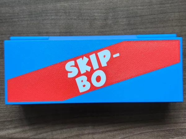 Skip-Bo Deck Box | Card Case with Removable Insert