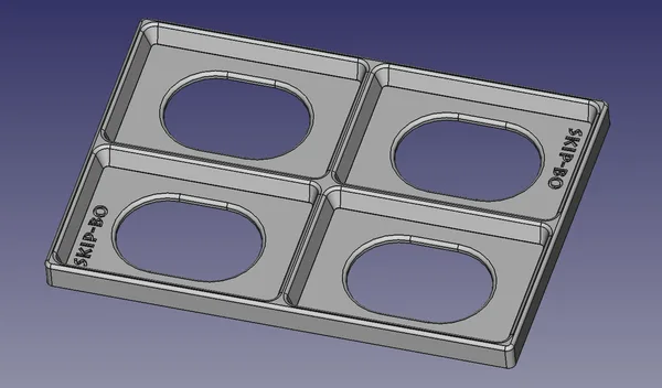 Skip-Bo card tray