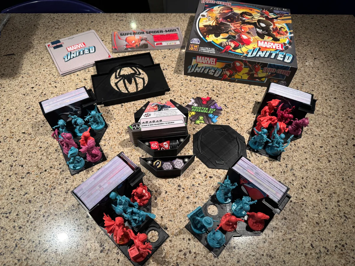 Marvel United Spider-Geddon Box Reorganizer