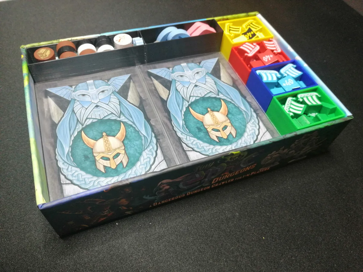 Tiny Epic Vikings Insert (for sleeved cards)