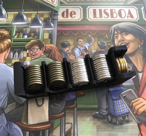 Mercado de Lisboa Moneybox / Boardgame Organizer / Brettspiel AddOn