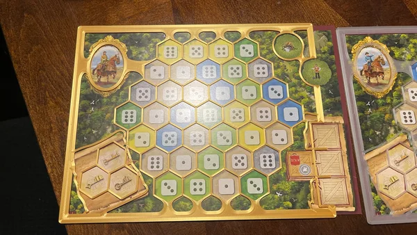 Castles of Burgundy (2019) Player Board Overlay