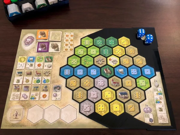 Castles of Burgundy Player Mat Overlay