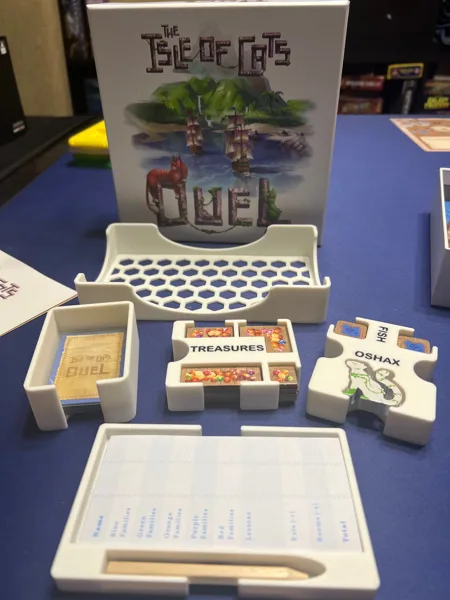 The Isle of Cats Duel Board Game Functional Insert and Organizer
