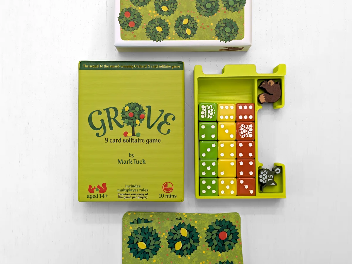 Grove: 9 card solitaire game - Organizer Insert