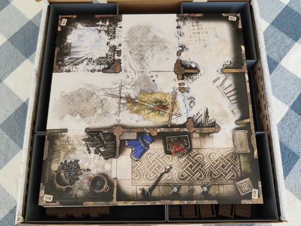 Zombicide: White Death - Maps and 3D tiles INSERT