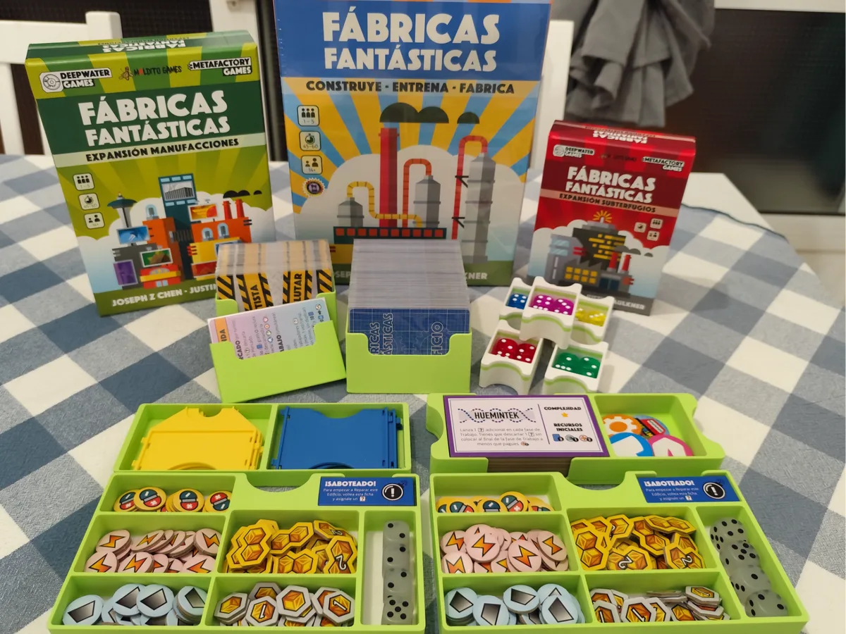 Fantastic Factories + Expansions INSERT