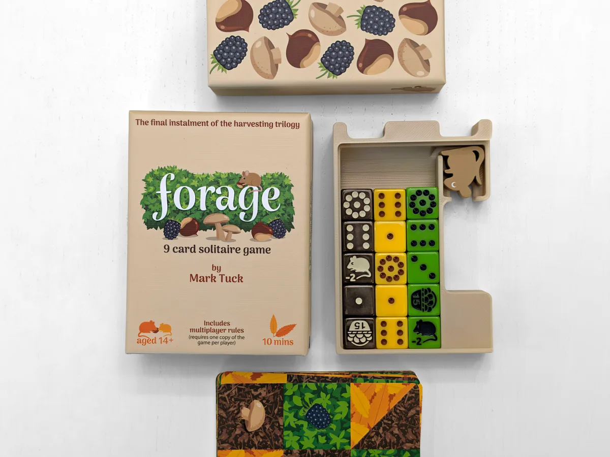 Forage: A 9 card solitaire game - Organizer Insert