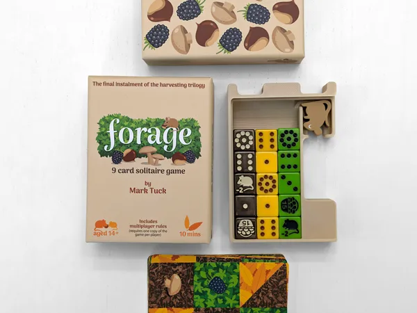 Forage: A 9 card solitaire game - Organizer Insert