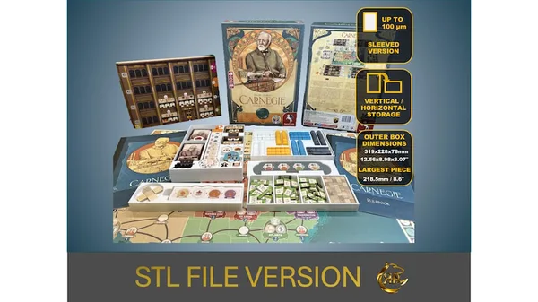 Carnegie Board Game Organizer Sleeved