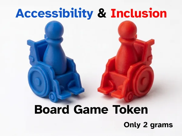 Accessibility & Inclusion Board Game Token