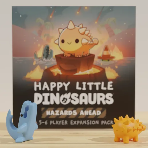 Happy Little Dinosaurs - Hazards Ahead 3D Characters