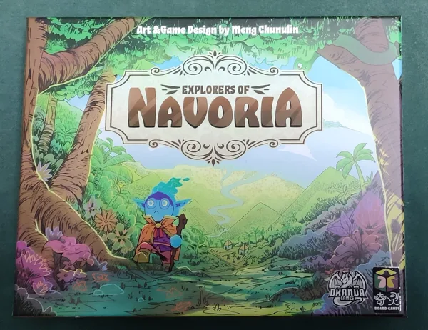 Explorers of Navoria + Expansion & Deluxe Resources - Board Game Insert - Sleeved Cards
