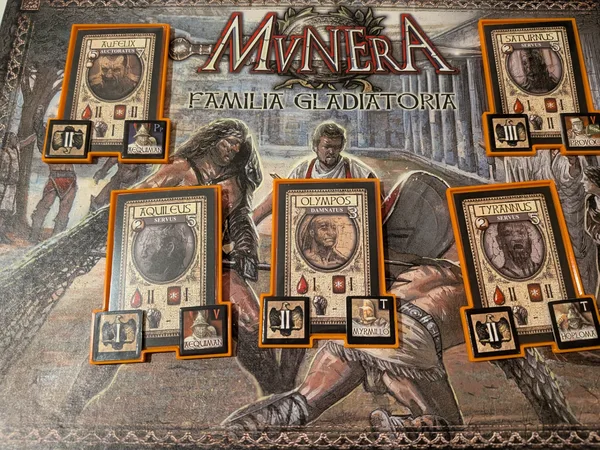 Munera Gladiator Dashboard