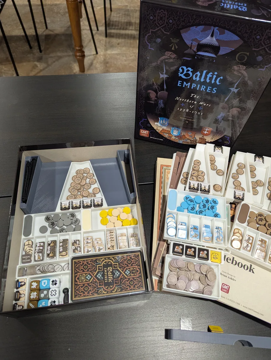 Insert / Organizer for Baltic Empires by GMT Games