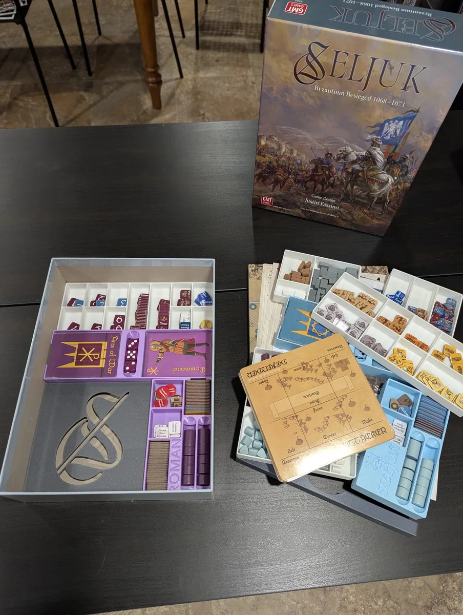 Insert / Organizer for Seljuk by GMT Games
