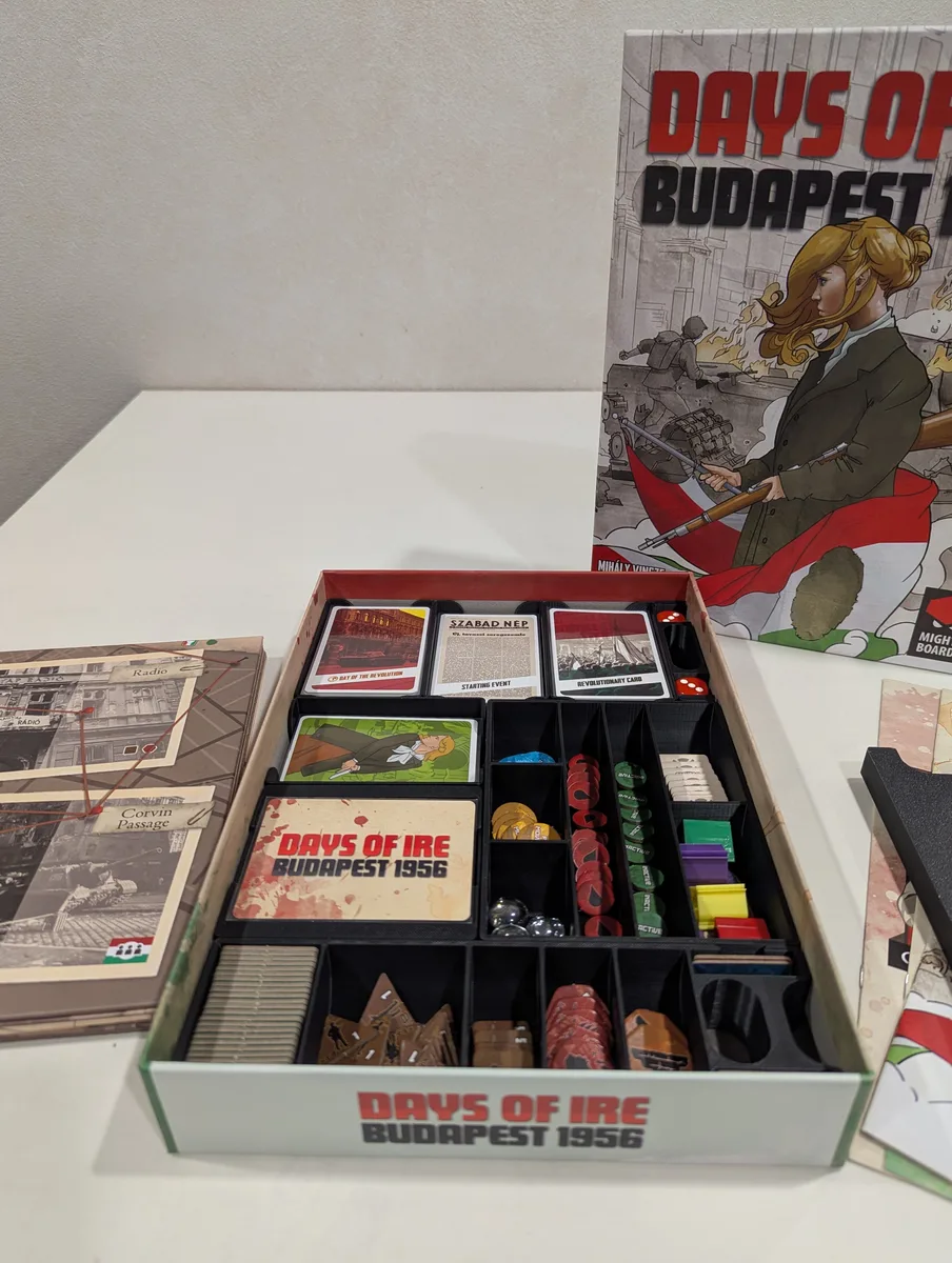 Insert / Organizer for Days of Ire: Budapest 1956 by Mighty Boards