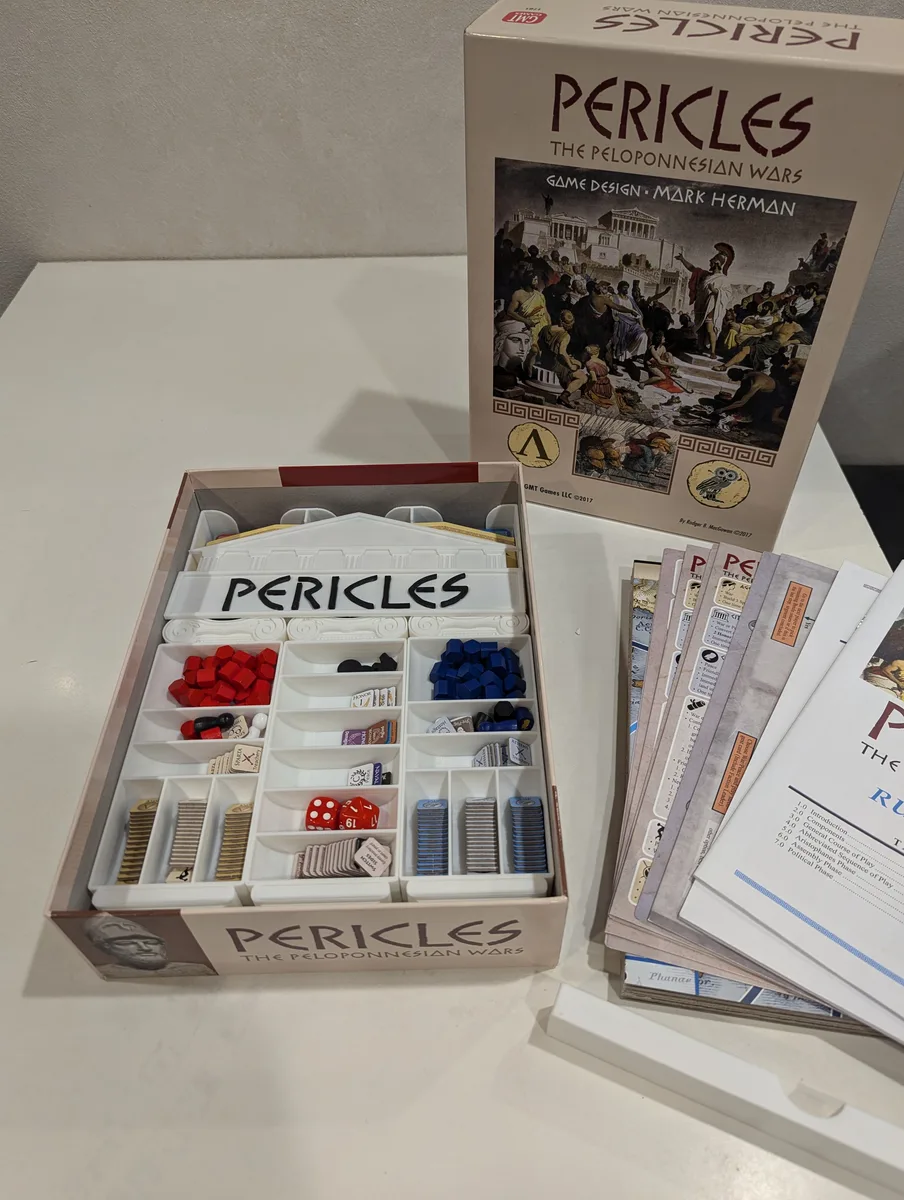 Organizer / Insert for Mark Herman's Pericles from GMT