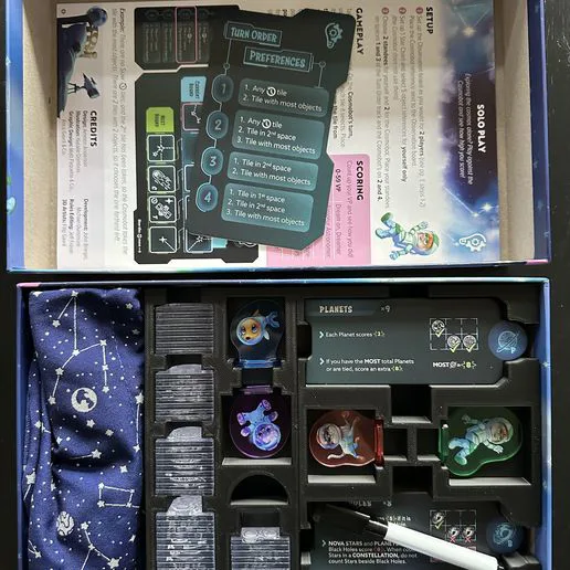 Twinkle Twinkle Board Game Box Insert