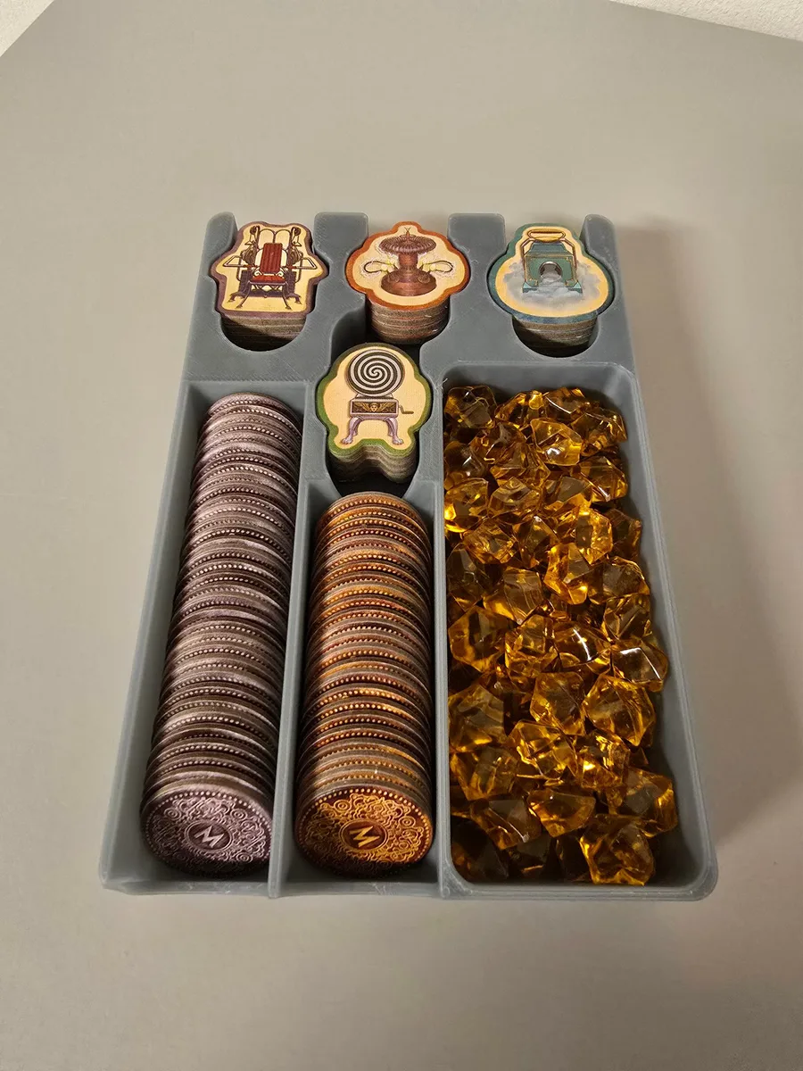 Money, Shard and Contraptions Tray for Trickerion Collector Edition