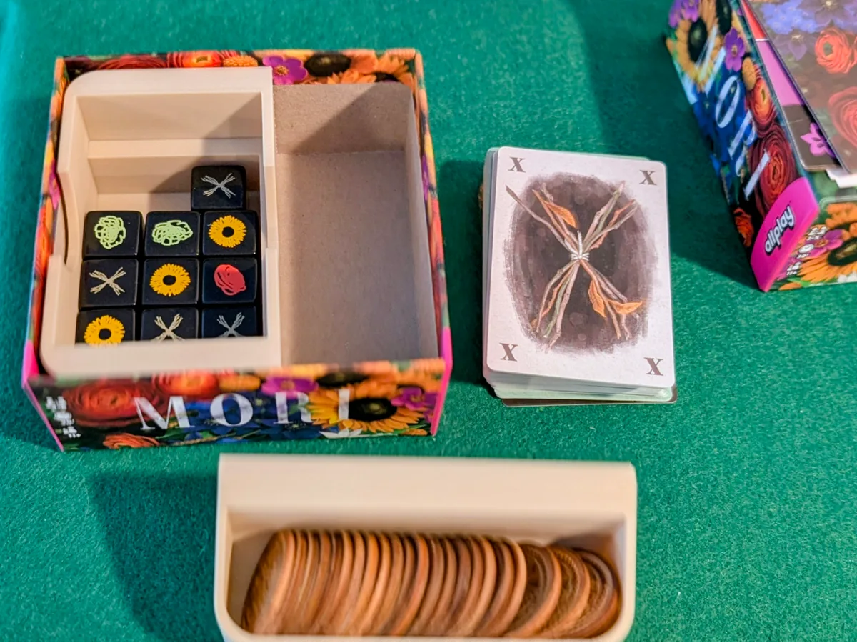 Mori - Card / Dice game Insert w/ Deluxe Tokens