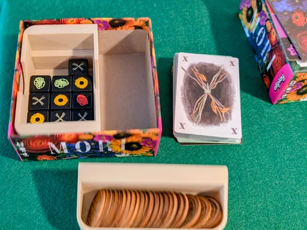 Mori - Card / Dice game Insert w/ Deluxe Tokens