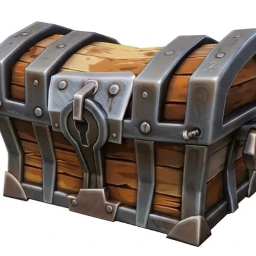 Stylized Fantasy Treasure Chest - Epic Loot Box