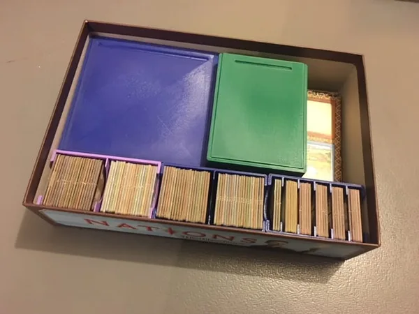 Storage for Nations the Dice Game with unrest expansion