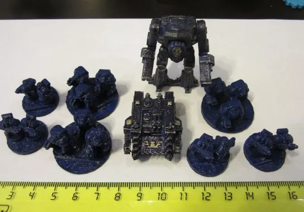 Forbidden Stars Spacemarines Ground Army - Remake