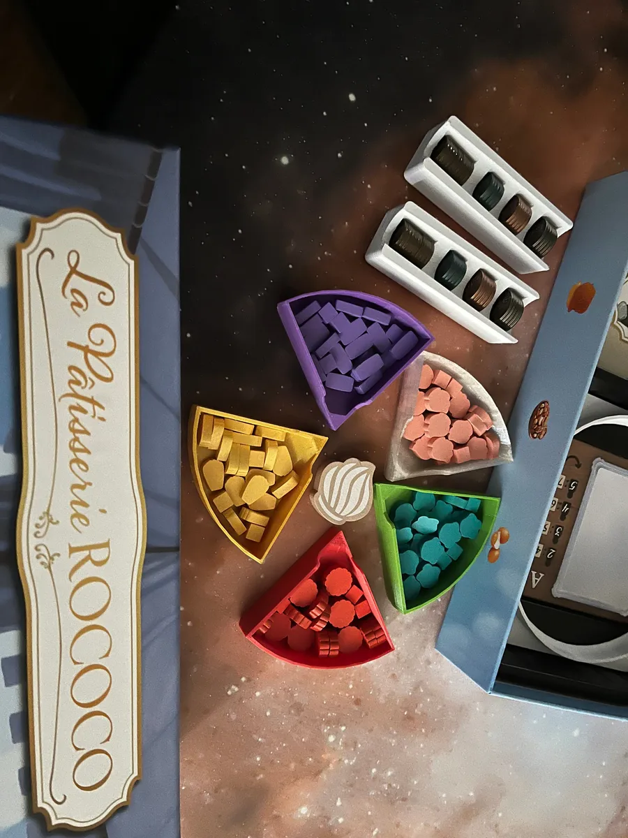 La Patisserie Rococo Boardgame insert