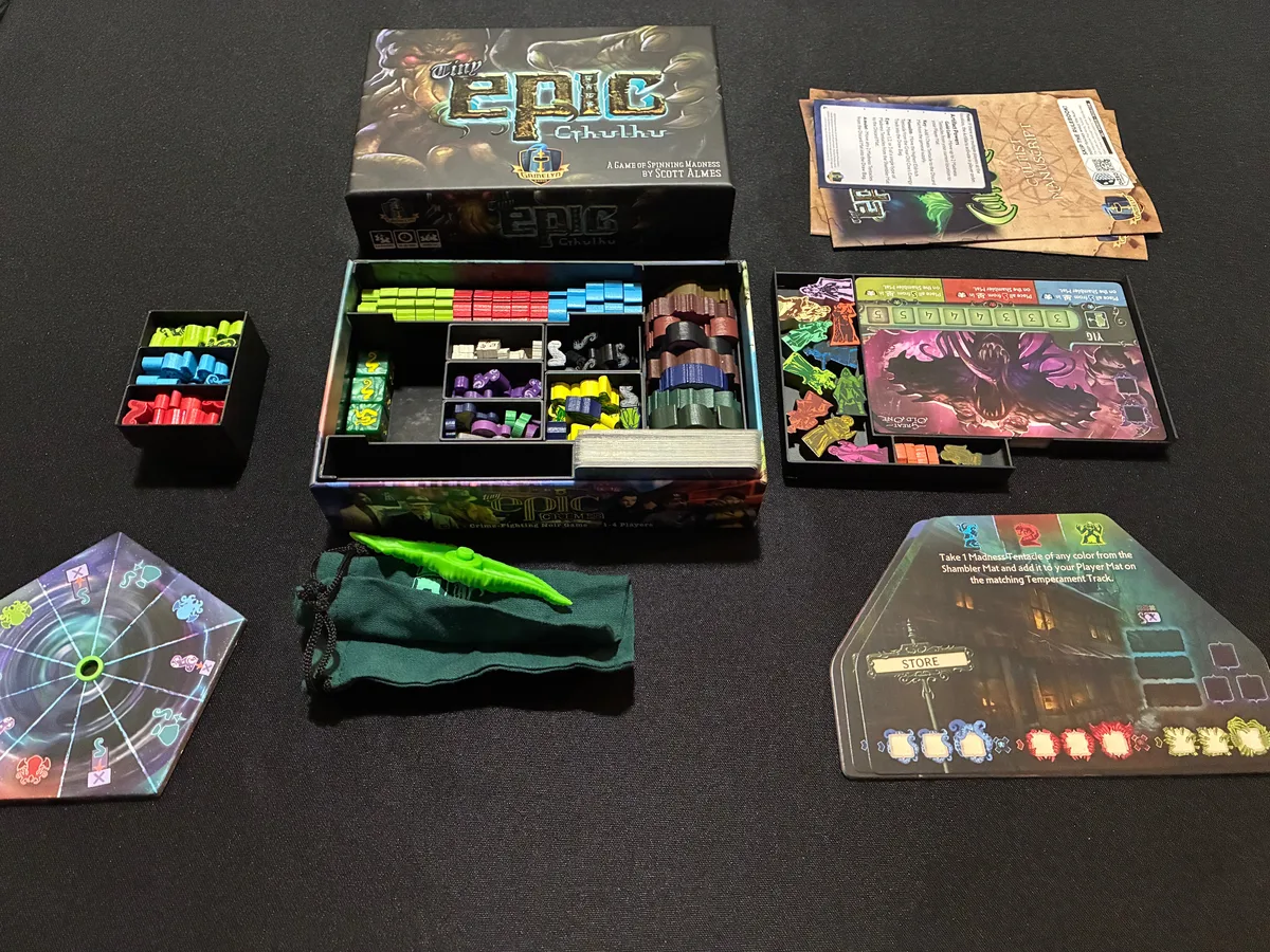 Tiny Epic Cthulhu (& Expansions) Insert/Organizer