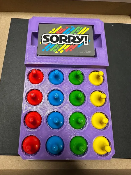 Sorry Board Game Organizer